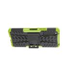 For Sony Xperia 10 V Tire Texture TPU + PC Phone Case with Holder(Green) - 4