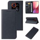 For Tecno Phantom X2 Pro Magnetic Closure Leather Phone Case(Black) - 1