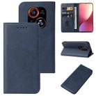 For Tecno Phantom X2 Pro Magnetic Closure Leather Phone Case(Blue) - 1