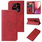 For Tecno Phantom X2 Pro Magnetic Closure Leather Phone Case(Red) - 1