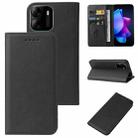 For TECNO Pop 7 Pro Magnetic Closure Leather Phone Case(Black) - 1