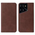 For Tecno Pova 5 Pro Magnetic Closure Leather Phone Case(Brown) - 2