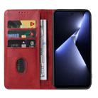 For Tecno Pova 5 Pro Magnetic Closure Leather Phone Case(Red) - 3