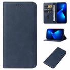 For Tecno Pova Neo 3 Magnetic Closure Leather Phone Case(Blue) - 1