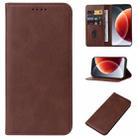 For Tecno Camon 30 4G/5G Magnetic Closure Leather Phone Case(Brown) - 1