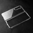 For Samsung Galaxy Z Fold6 Transparent PC Flip Phone Case - 2