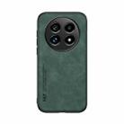 For Realme 13 Pro Global Skin Feel Magnetic Leather Back Phone Case(Green) - 2