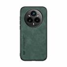 For Realme 14 Pro+ Skin Feel Magnetic Leather Back Phone Case(Green) - 2