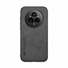For Realme 14 Pro Skin Feel Magnetic Leather Back Phone Case(Dark Grey) - 2