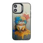 For iPhone 11 Cute Animal Pattern Series PC + TPU Phone Case(Fat Cat) - 1