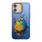 For iPhone 12 Cute Animal Pattern Series PC + TPU Phone Case(Totoro) - 1