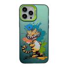 For iPhone 12 Pro Cute Animal Pattern Series PC + TPU Phone Case(Tiger) - 1