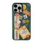 For iPhone 13 Pro Cute Animal Pattern Series PC + TPU Phone Case(Notes) - 1