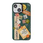 For iPhone 15 Plus Cute Animal Pattern Series PC + TPU Phone Case(Notes) - 1