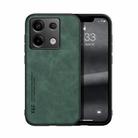 For Xiaomi Redmi Note 13 Pro 5G Skin Feel Magnetic Leather Back Phone Case(Green) - 1