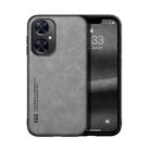 For Huawei Maimang 20 5G Skin Feel Magnetic Leather Back Phone Case(Light Grey) - 1