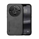 For Huawei Maimang 30 Skin Feel Magnetic Leather Back Phone Case(Dark Grey) - 1