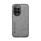 For Huawei nova 13 Pro Skin Feel Magnetic Leather Back Phone Case(Light Grey) - 2