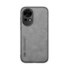 For Huawei nova 13 Skin Feel Magnetic Leather Back Phone Case(Light Grey) - 2