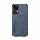 For Huawei nova 13 Skin Feel Magnetic Leather Back Phone Case(Blue) - 2