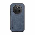 For Huawei Mate 70 Skin Feel Magnetic Leather Back Phone Case(Blue) - 2