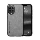 For Huawei nova 14 Skin Feel Magnetic Leather Back Phone Case(Light Grey) - 1