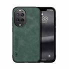 For Huawei nova 14 Ultra Skin Feel Magnetic Leather Back Phone Case(Green) - 1