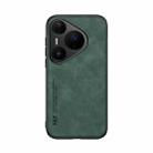 For Huawei Pura 80 Pro 5G Skin Feel Magnetic Leather Back Phone Case(Green) - 2