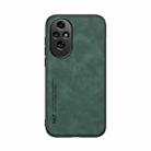 For Honor 200 Pro Skin Feel Magnetic Leather Back Phone Case(Green) - 2