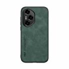 For Honor 300 Pro Skin Feel Magnetic Leather Back Phone Case(Green) - 2