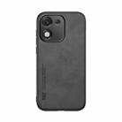 For Honor X70i Skin Feel Magnetic Leather Back Phone Case(Dark Grey) - 2