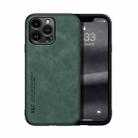 For iPhone 14 Pro Skin Feel Magnetic Leather Back Phone Case(Green) - 1