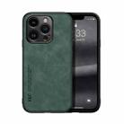 For iPhone 16 Pro Skin Feel Magnetic Leather Back Phone Case(Green) - 1