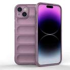 For iPhone 15 Plus Magic Shield TPU + Flannel Phone Case(Purple) - 1
