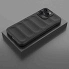 For iPhone 16 Pro Max Magic Shield TPU + Flannel Phone Case(Black) - 2