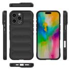 For iPhone 16 Pro Max Magic Shield TPU + Flannel Phone Case(Black) - 3