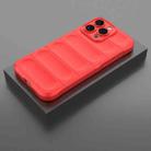 For iPhone 16 Pro Max Magic Shield TPU + Flannel Phone Case(Red) - 2