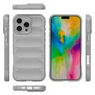 For iPhone 16 Pro Max Magic Shield TPU + Flannel Phone Case(Grey) - 3