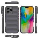 For iPhone 16 Pro Max Magic Shield TPU + Flannel Phone Case(Dark Grey) - 3