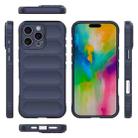 For iPhone 16 Pro Max Magic Shield TPU + Flannel Phone Case(Dark Blue) - 3