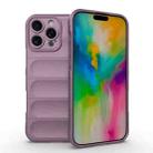 For iPhone 16 Pro Max Magic Shield TPU + Flannel Phone Case(Purple) - 1