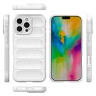 For iPhone 16 Pro Max Magic Shield TPU + Flannel Phone Case(White) - 3