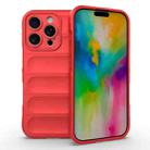 For iPhone 16 Pro Magic Shield TPU + Flannel Phone Case(Red) - 1