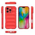 For iPhone 16 Pro Magic Shield TPU + Flannel Phone Case(Red) - 3