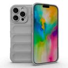 For iPhone 16 Pro Magic Shield TPU + Flannel Phone Case(Grey) - 1