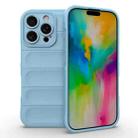 For iPhone 16 Pro Magic Shield TPU + Flannel Phone Case(Light Blue) - 1