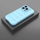 For iPhone 16 Pro Magic Shield TPU + Flannel Phone Case(Light Blue) - 2