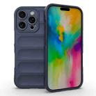 For iPhone 16 Pro Magic Shield TPU + Flannel Phone Case(Dark Blue) - 1