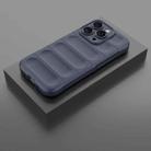 For iPhone 16 Pro Magic Shield TPU + Flannel Phone Case(Dark Blue) - 2