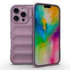 For iPhone 16 Pro Magic Shield TPU + Flannel Phone Case(Purple) - 1